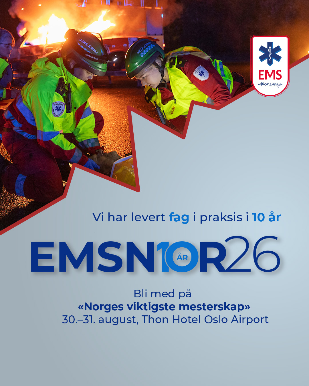 EMSNOR 2026 konkurranse akuttmedisin 30.-31.august